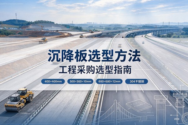 屯留沉降板选择方法