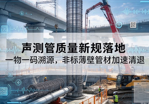 屯留声测管质量新规落地，一物一码溯源，非标薄壁管材加速清退