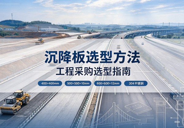屯留沉降板选择方法